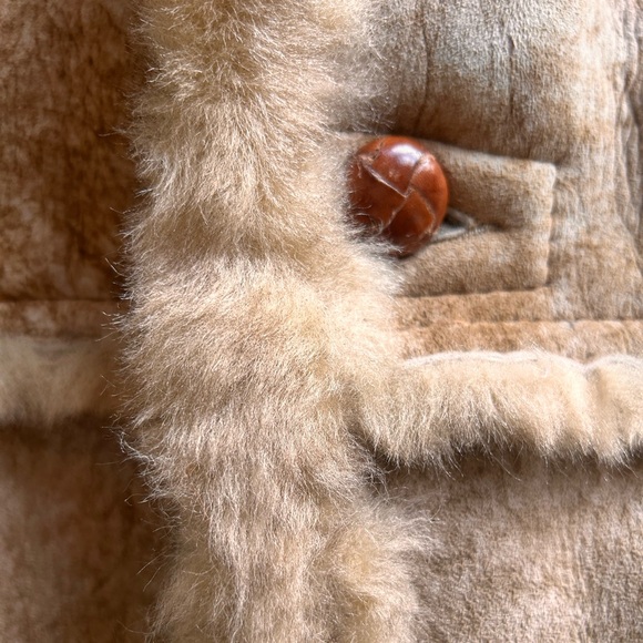 Vintage shearling Marlboro man coat Size 42 Size Large - Picture 6 of 8